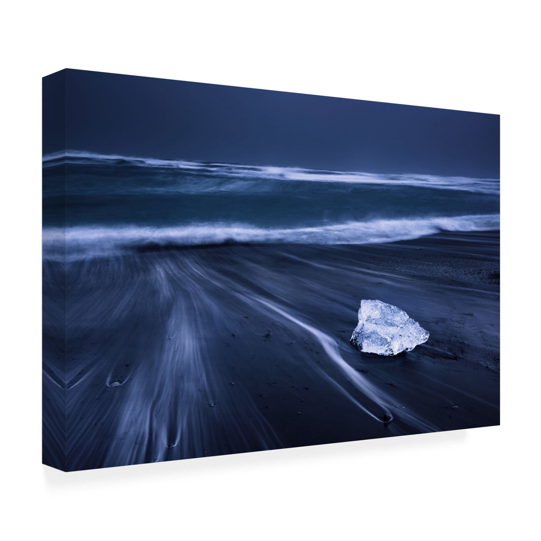 Canvas Wall Art - Abdulkhalek Bakir 'Diamond' Wall Art for Living Room, Bedroom, or Office Décor by Trademark Fine Art - 32 x 22 Inches