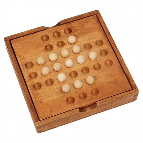 Juego De Rompecabezas, Juego Intelectual Tradicional De Antiguo Juguete De Ajedrez De Rompecabezas Chino Con 33 Cuentas Y Caja De Almacenamiento Para Niños Adultos