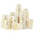 thumbnail image 1 of Party Cups Paper Cups Straws Drinking Straws Paper Party Tableware for Wedding Birthday Party, 1 of 4