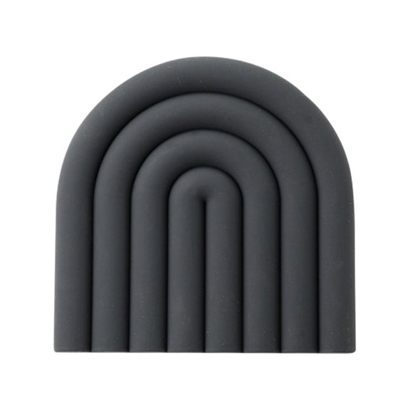Hazel Tech Anti-hot Bowl Mat Coasters Rainbow Personality Silicone Pot Pad Mat Kitchen Heat-resistant Plate Pad Home Table Insulation Pad