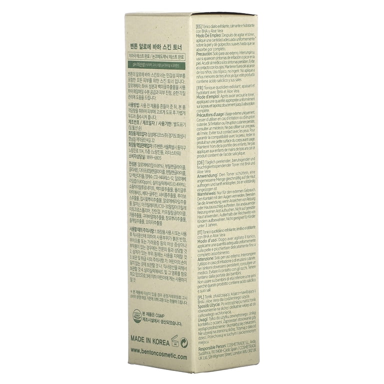 [Benton] *renewal* Aloe BHA Skin Toner 200ml