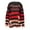 Red, variant on hotojiny Women Oversized Sweaters Long Sleeve Crew Neck Loose Knit Pullover Tops Crochet Hollow Out Striped Sweater