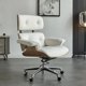 thumbnail image 5 of Leather Office Chair Gaming Vanity Bedroom Ergonomic Comfortable Office Chair Study Arm Sillas De Escritorio Room Furniture My Lux Decor Round, 5 of 9