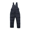 thumbnail image 2 of Esaierr Toddler Baby Boys Girls Down Jumpsuit Boys Girls Snow Pants Winter Sleeveless Jumpsuit Zip Snow Pants for 9M-6Y, 2 of 5