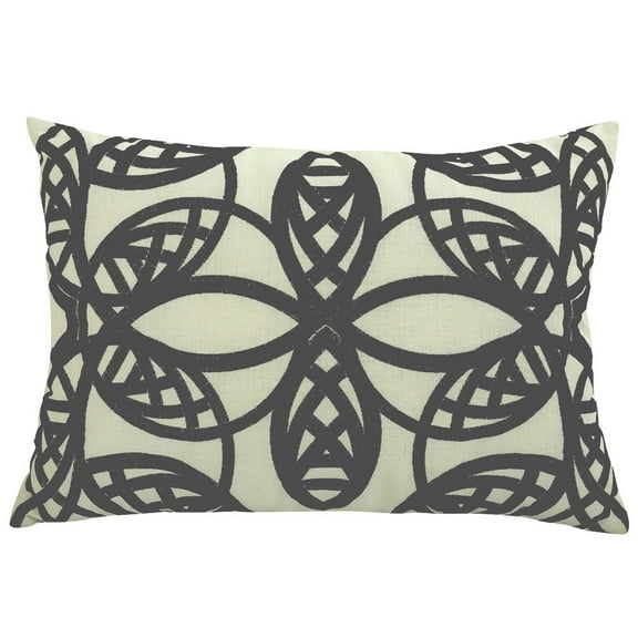 14" x 20" Nikki Chu Collection Embroidered Decorative Pillow