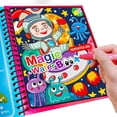 thumbnail image 3 of Libro de agua mágico para niños juguetes de dibujo Montessori con bolígrafo de pintura juguetes para bebés de 2 a 4 años, 3 of 4