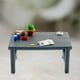 thumbnail image 4 of Colección 1/64 Mesa de herramientas de resina pintada Mini coche Mecánico Escena de garaje Construcción gris con cactus, 4 of 9