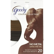 Goody Colour Collection Elastics, Brunette - 20CT