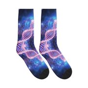 Unisex Rainbow Glitter Double Helix Novelty Ankle Socks Colorful ComfortSoft Lightweight Sports Athletic Socks