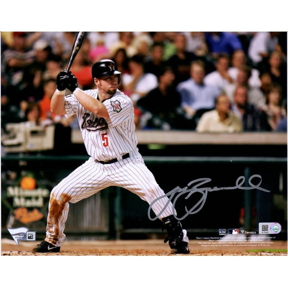 Jeff Bagwell Houston Astros Autographed 8" x 10" Hitting Photograph - Fanatics Authentic Certified