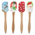 thumbnail image 3 of Here's a polished and engaging product description for your **4pcs Silicone Spatula Set**:\n\n \n\n🎄 **4 Pack Silicone Spatulas – Festive for Christmas, 3 of 5