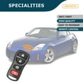 thumbnail image 5 of AKS KEYS New Replacement for Nissan 2002 - 2012 Keyless Entry Remote 4B FCC# KBRASTU15, 5 of 6