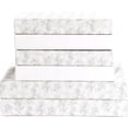thumbnail image 2 of Mocassi Softest and Coziest 6-Piece Sheet Set - 1500 Series - Deep Pocket, Wrinkle Resistant 6-Piece Wave Pattern Bed Sheet Set, Queen, Wave Beige, 2 of 6