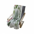thumbnail image 4 of Plant Soft Flannel Fleece Throw Blanket, Diverse Pattern of Leaves and Flowers from Tropical Lands Heliconia Philodendron, Cozy Plush for Indoor and Outdoor Use, 50" x 60", Multicolor, by Ambesonne, 4 of 6