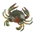 thumbnail image 2 of Simulación Mini Cangrejo Hugo Figuras Modelo Animales Educativos Juguetes de Simulación Verde, 2 of 10