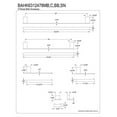 thumbnail image 2 of Kingston Brass BAHK6312478MB Metzinger Bathroom Accessory Set, Matte Black - 5 Piece, 2 of 2