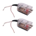 thumbnail image 1 of EeaseMX Convertidor de audio para coche de 2 piezas, práctico convertidor de alto a bajo, adaptador de nivel de altavoz, 1 of 8