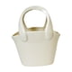 thumbnail image 2 of Jarrón de cerámica para flores, minimalista, decorativo, para bolsos, monederos y flores. Blanco, 2 of 9