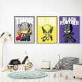 thumbnail image 4 of Marvel Poster Vengadores SpiderMan Superhero Dibujos animados Pintura de lienzo Arte de pared Impresión de imágenes Obras de arte Familia Niños Decoración de dormitorio Niño Sorpresa Cumpleaños Regalo, 4 of 4