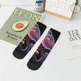 thumbnail image 5 of Uemuo Bird 2 Printed Crew Socks, Moisture-Wicking Socks, Athletic Socks for Men Breathable Cushion Socks Casual Sport Socks for Running Traveling, 5 of 6