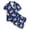 1-Blue, variant on Girls Pajamas 4th Of July Summer Cute Red White And Blue Patriotic Print Short Sleeve Button-Up Shirts And Shorts Sleepwear 2 Piece Set Kids Comfortable Daily Nightwear,5-6 Years