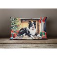 thumbnail image 2 of Carolines Treasures DAC1271PW1216 16 x 12 in. Unisex Border Collie Christmas Fabric Decorative Pillow, 2 of 4