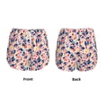 thumbnail image 5 of Lsque Abstract Leopard Print Printed Women's Running Shorts with Liner Pockets,Elastic Quick Dry Workout Athletic Gym Yoga Shorts,Womens High Waist Shorts-Large, 5 of 9