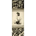 thumbnail image 2 of Poloson, Kimberly 13x32 Gold Ornate Wood Framed with Double Matting Museum Art Print Titled - Garden Shadow I, 2 of 4