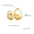 thumbnail image 4 of Open Face Copper Zirconia Star Teeth Grillz for Men & Women, Gold/Silver Tone Double Tooth Caps with Star Gem, Hip Hop Party Dental Jewelry, 4 of 4