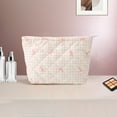 thumbnail image 5 of Unique Bargains 1 Pc Plaid Bow Makeup Bag for Versatile Use Pink, 5 of 5