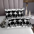 thumbnail image 3 of Erosebridal Ballet Coverlet Set King,Piano Musical Notes Bedding Set，Melody Decor,Breathable,3 Pieces, 3 of 5