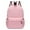 Pink, variant on gcong Lightweight School Backpack For Travel Study Everyday Use Comfortable Bookbag With Design Wine