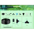 thumbnail image 2 of drip Irrigation kit, Automatic Garden Watering System, Quick Connector and 360-degree Bending Dropper atomizing Copper Nozzle, Garden Plant Lawn Courtyard Watering System. (25spray nozzles), 2 of 7