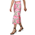 thumbnail image 6 of Franhais Women’s Summer Casual Mid-length Skirt Personality Digital Printed High-waist A-line Skirt, 6 of 9