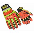 thumbnail image 1 of Guantes industriales RINGERS R-347 - Talla 10 Negro y naranja 1 paquete, 1 of 4