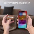 thumbnail image 4 of Funda Belemay Crazy Horse para AirPods Pro (2.ª generación), piel, color marrón, 4 of 9