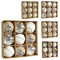 Christmas Decorations Christmas Tree Decorations 24-pack Christmas Balls Ornaments Set Christmas Ornaments Colorful Shatterproof Christmas Balls for Xmas Party Holiday Decoration Supplies