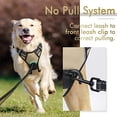 thumbnail image 3 of rabbitgoo No-Pull Pet Harness with 2 Leash Clips  Adjustable Soft Padded  Reflective No-Choke Pet Oxford Vest with Easy Control Handle for Large Dogs  Pink  L, 3 of 9