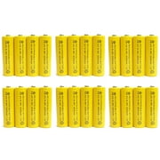 24 Pcs AA 3000mAh Ni-Mh 1.2V Reable Battery Cell for MP3 RC Yellow
