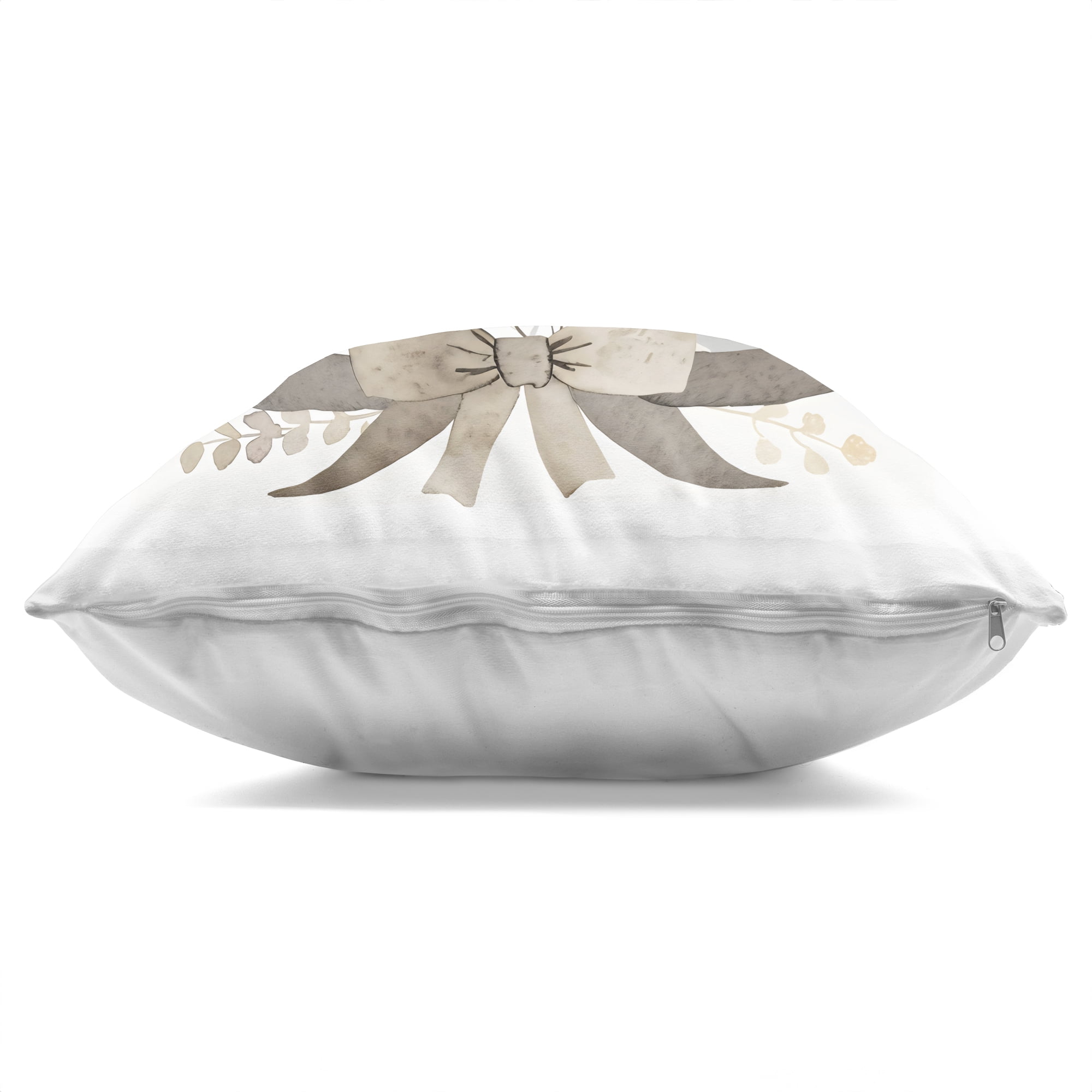 Stupell Industries Neutral Floral Bouquet Beige Decorative Printed Throw Pillow, design by Creative Studio, 18 x 7 x 18