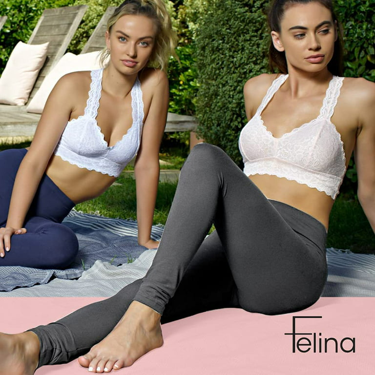 Felina Women's Cotton Modal Capri Leggings, Super Soft
