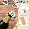 thumbnail image 2 of 20 Pcs Stainless Steel Bottle Opener Set with Wooden Handle for Beer Wine Cider Bartending Home Kitchen Bar Restaurant, 2 of 5