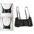 thumbnail image 6 of Leather Corset Belt with Straps Faux Leather Corset Women Corset Waist Belt Adjustable Belts for Women and Girls straps Black, 6 of 8