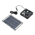 thumbnail image 3 of Mini Solar Fan, 6W 12V Versatile Solar Mini Exhaust Fan Portable High Efficient  For Greenhouse, 3 of 8