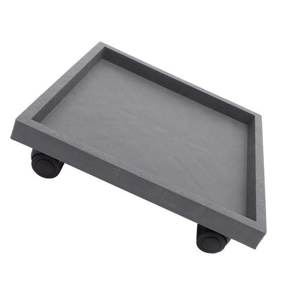 WHAMVOX Large Plant Cart Flower Pot Tray 36.00X36.00X10.50CM Grey