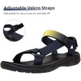 thumbnail image 4 of OutPro Men's Hiking Sandals Lightweight Casual Athletic Arch Support Male Flat Walking Sandals Summer Blue, 4 of 8