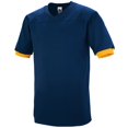 thumbnail image 2 of Augusta XS Fraternity Jersey Navy/Gold 374, 2 of 2