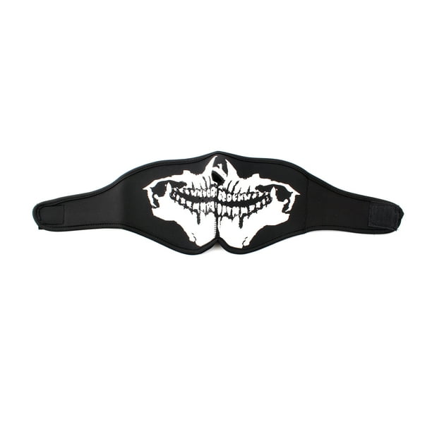 Cool Skull Neoprene Snowboard Motorcycle Ski Biker Half Face Mask Mouth