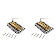 thumbnail image 1 of 2X Puente de SillíN de de 6 Cuerdas con Llave y Tornillos para Strat Piezas de Repuesto de Guitarra EléCtrica, 1 of 5