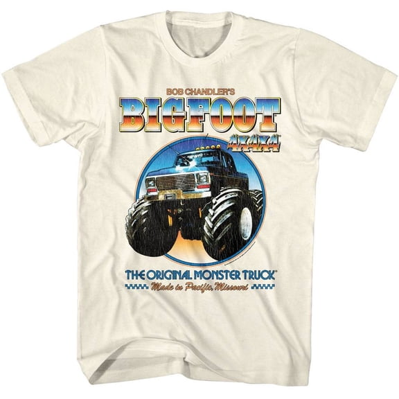Bob Chandler's Bigfoot 4x4x4 Men's T Shirt (Ivory, AdultS)